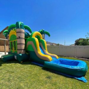 18 foot fire double lane waterslide