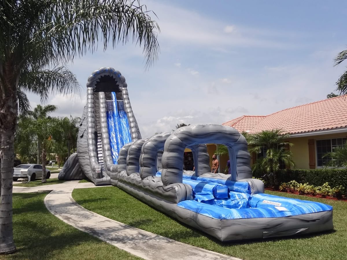 IMG_0738 π©΅πGiant Volcano Wave Water Slide with Long Slip & Slide Run