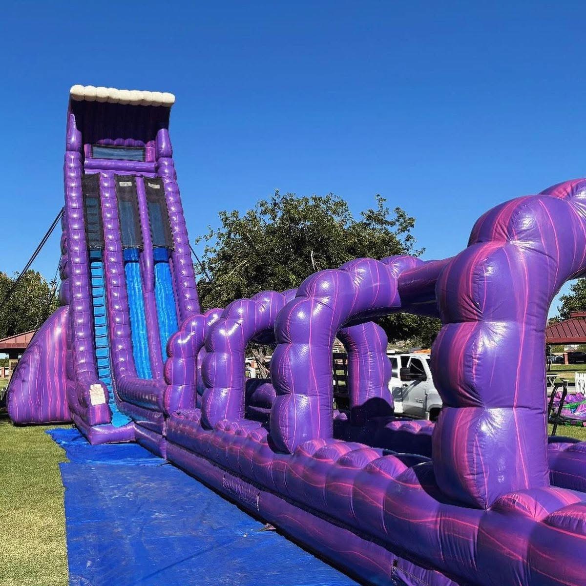 IMG_1315 ππGiant Double Lane Water Slide With Slip & Slide Extension