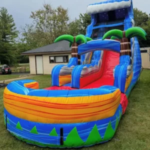 Cloud Palm trees slide