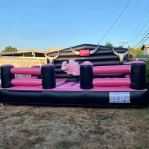 💖🐂 Pink Rodeo Mechanical Bull