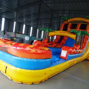 20′ fiesta hybrid double lane water slide
