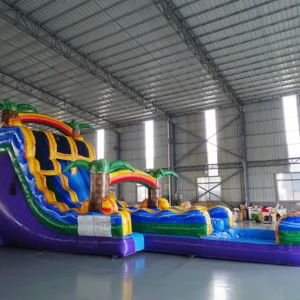 20′ goombay double lane hybrid water slide