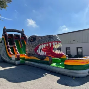 21′ river monster double lane water slide