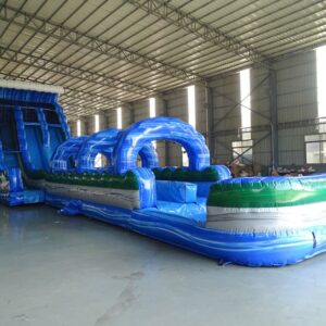 22′ tropical wave double lane water slide