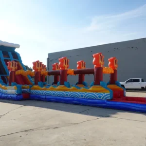 24′ poseidon plunge double lane water slide